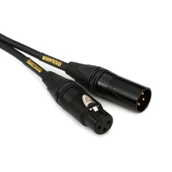 Mogami 12 0003 Gold XLRF-XLRM Mikrofon Kablosu (1mt) | Patch Bağlantıları İçin İdeal